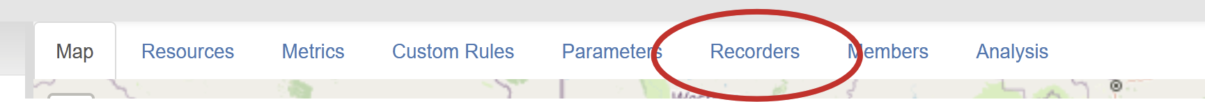 CLick the 'Recorders' Tab