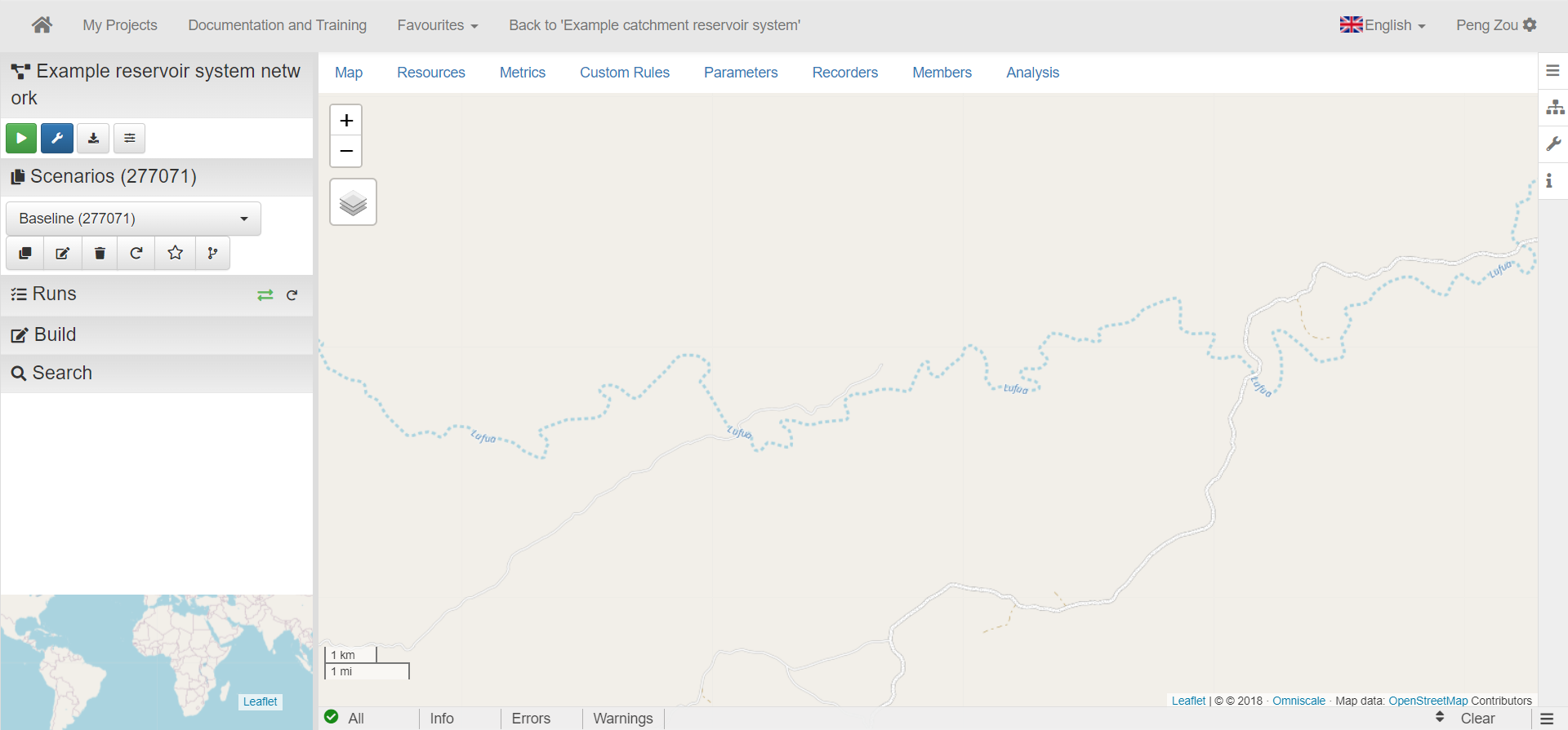 The river used in this example